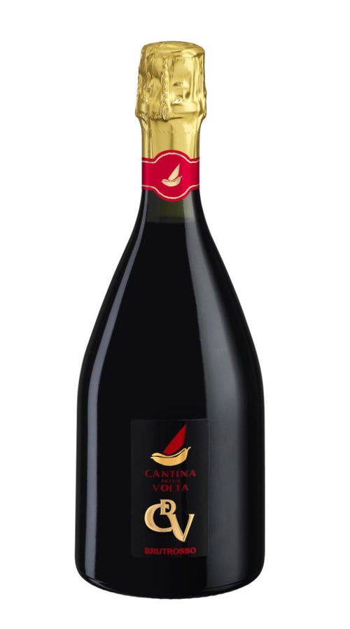 Classic Method Sparkling Wine of Lambrusco di Sorbara 'CDV BrutRosso' Cantina della Volta