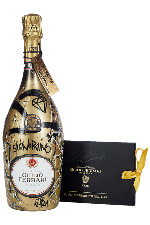 Trento Brut Giulio Ferrari Founder's Reserve Limited Edition Gold Teo KayKay