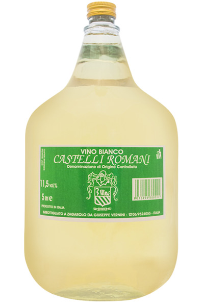 Vino Bianco Castelli Romani DOC Giuseppe Vernini 2019 (Dama)