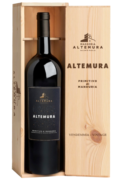 Primitivo Di Manduria DOC Altemura 2021 Masseria Altemura (Magnum Wooden Case)