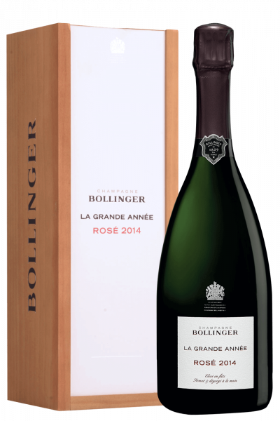 La Grande Ann+®e Brut Ros+® 2014 Bollinger 75cl (Wooden Case)