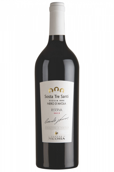 Sicily DOC Nero D'Avola Reserve Sosta Tre Santi 2012 Nicosia