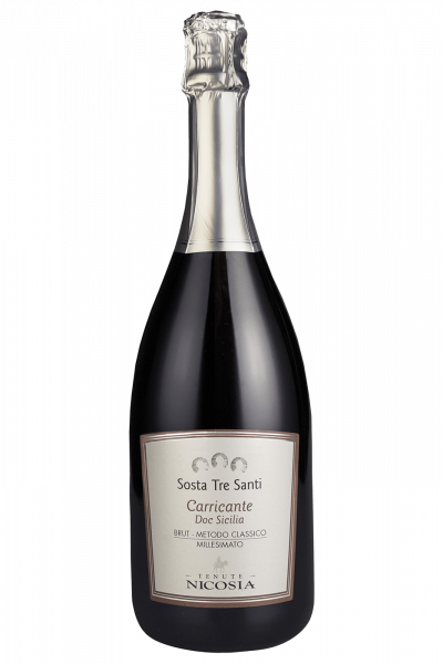 Sicily DOC Classic Method Brut Carricante Sosta Tre Santi 2019 Nicosia