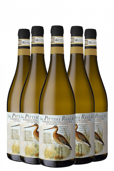 6 Bottles Vermentino Di Gallura DOCG Late Harvest 2021 The Black-Tailed Godwit