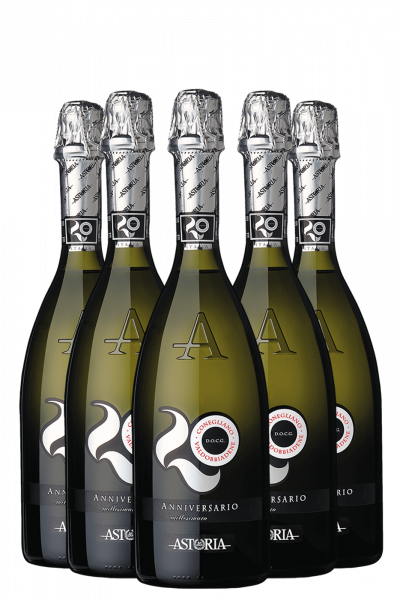 6 Bottles Prosecco Di Valdobbiadene DOCG Anniversary 2022 Astoria