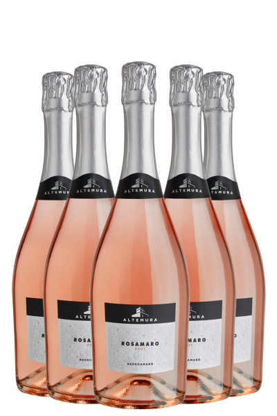 6 Bottles of Sparkling Brut Rosaamaro Masseria Altemura
