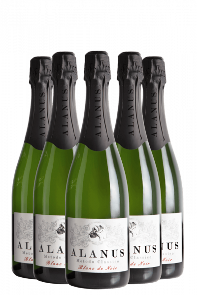 6 Bottles Classic Method Alanus Brut Millesimato Blanc De Noir 2019